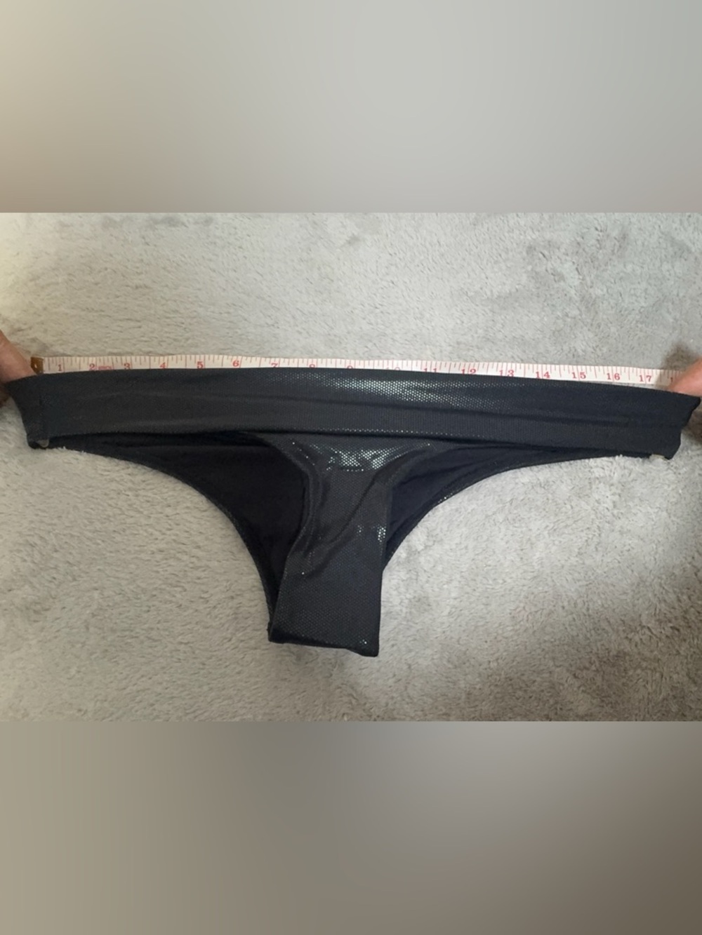 Swimwear two-piece black size M TOUCHE BALNEAIRE  VGUC - Picture 13 of 13